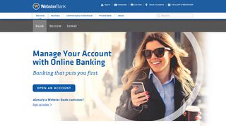 
                            10. Online Banking | Conveniently Manage Your Money | Webster Bank