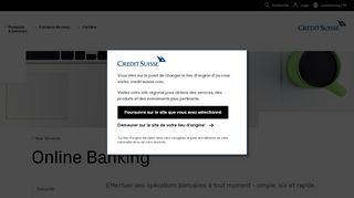 
                            4. Online Banking - Credit Suisse