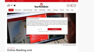 
                            7. Online-Banking der Sparkassen Gütersloh und Rietberg fällt zwei ...
