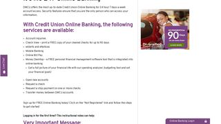 
                            5. Online Banking | DMCU
