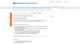 
                            9. Online-Banking einrichten - Raiffeisenbank Frechen-Hürth