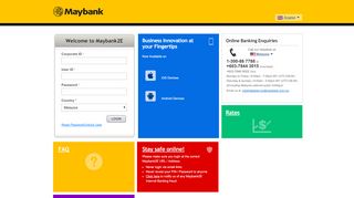 
                            8. Online Banking Enquiries - Maybank