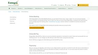 
                            8. Online Banking - Entegra Bank
