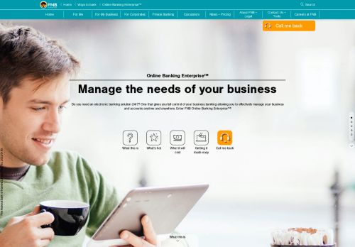 
                            5. Online Banking Enterprise - Ways to bank - FNB Namibia