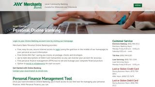 
                            10. Online Banking | eServices | Merchants Bank