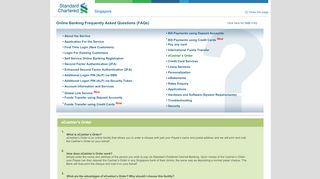 
                            6. Online Banking FAQ - eCash - Standard Chartered Bank (Singapore ...