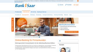 
                            2. Online-Banking Firmenkunden | Bank 1 Saar - Ihre Volksbank im ...