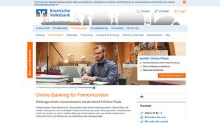 
                            6. Online-Banking Firmenkunden - Bremische Volksbank