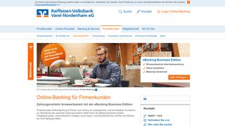 
                            3. Online-Banking Firmenkunden - Raiffeisen Volksbank Varel ...