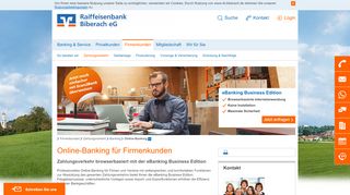
                            4. Online-Banking Firmenkunden - Raiffeisenbank Biberach eG