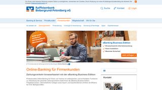 
                            3. Online-Banking Firmenkunden - Raiffeisenbank Biebergrund ...