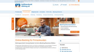 
                            7. Online-Banking Firmenkunden - Raiffeisenbank Gilching eG