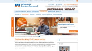 
                            4. Online-Banking Firmenkunden Raiffeisenbank Gmund am Tegernsee ...