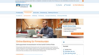 
                            3. Online-Banking Firmenkunden - Raiffeisenbank Hallertau