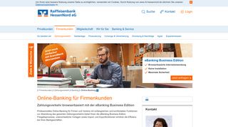 
                            4. Online-Banking Firmenkunden - Raiffeisenbank HessenNord eG