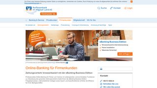 
                            3. Online-Banking Firmenkunden | Raiffeisenbank im Allgäuer Land eG