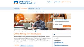 
                            2. Online-Banking Firmenkunden - Raiffeisenbank Rattiszell-Konzell eG