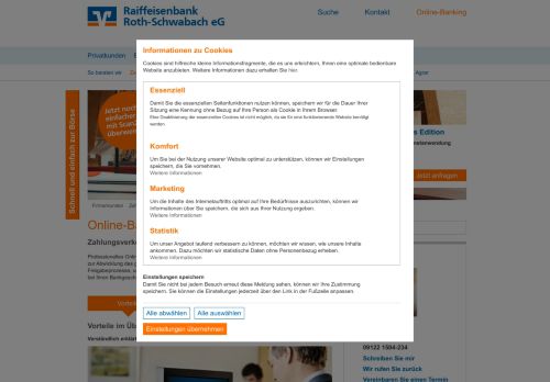 
                            4. Online-Banking Firmenkunden - Raiffeisenbank Roth-Schwabach eG