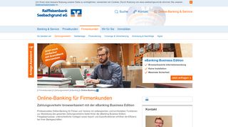 
                            3. Online-Banking Firmenkunden - Raiffeisenbank Seebachgrund eG