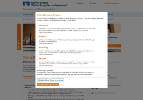 
                            8. Online-Banking Firmenkunden - Raiffeisenbank Weißenburg ...