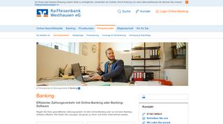 
                            4. Online-Banking Firmenkunden - Raiffeisenbank Westhausen eG