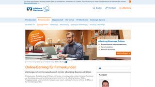 
                            3. Online-Banking Firmenkunden - Volksbank Blaubeuren eG