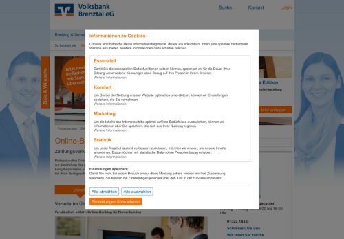 
                            9. Online-Banking Firmenkunden - Volksbank Brenztal eG