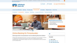 
                            7. Online-Banking Firmenkunden - Volksbank Esens eG
