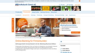 
                            6. Online-Banking Firmenkunden - Volksbank Geest eG