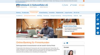 
                            4. Online-Banking Firmenkunden - Volksbank in Südwestfalen eG