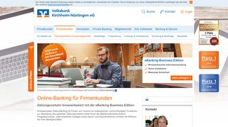 
                            6. Online-Banking Firmenkunden - Volksbank Kirchheim-Nürtingen eG