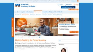 
                            5. Online-Banking Firmenkunden - Volksbank Leonberg-Strohgäu eG