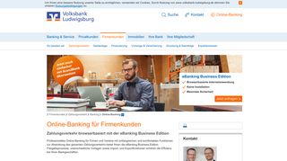 
                            2. Online-Banking Firmenkunden - Volksbank Ludwigsburg