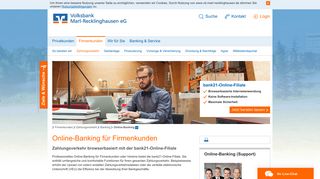 
                            7. Online-Banking Firmenkunden - Volksbank Marl-Recklinghausen eG