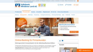 
                            6. Online-Banking Firmenkunden - Volksbank Mindener Land eG