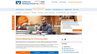 
                            6. Online-Banking Firmenkunden - Volksbank Niedergrafschaft eG