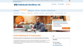 
                            6. Online-Banking Firmenkunden - Volksbank Nordharz eG