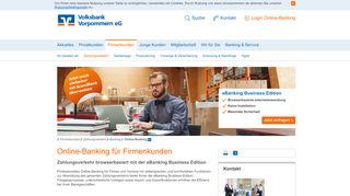 
                            3. Online-Banking Firmenkunden - Volksbank Raiffeisenbank eG
