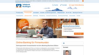 
                            4. Online-Banking Firmenkunden - Volksbank Reutlingen eG