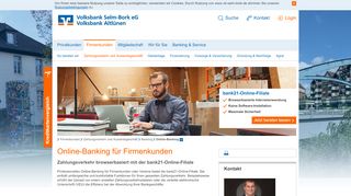 
                            4. Online-Banking Firmenkunden - Volksbank Selm-Bork eG, Ihre Bank ...