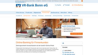 
                            4. Online-Banking Firmenkunden - VR-Bank Bonn eG