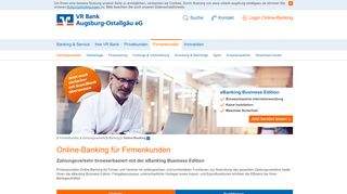 
                            13. Online-Banking Firmenkunden - VR Bank Kaufbeuren-Ostallgäu eG