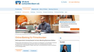 
                            3. Online-Banking Firmenkunden - VR-Bank Lichtenfels-Ebern eG