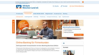 
                            3. Online-Banking Firmenkunden - VR Bank München Land eG