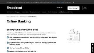 
                            13. Online Banking | first direct