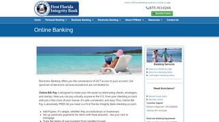 
                            10. Online Banking - First Florida Integrity Bank