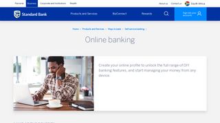 
                            2. Online Banking for business | Standard Bank