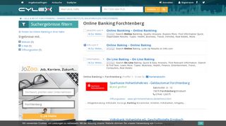 
                            6. Online Banking Forchtenberg - im CYLEX Branchenbuch