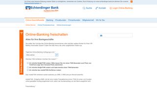 
                            5. Online-Banking freischalten - Echterdinger Bank eG