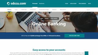 
                            4. Online Banking from SDCCU – Online Checking & Savings Account